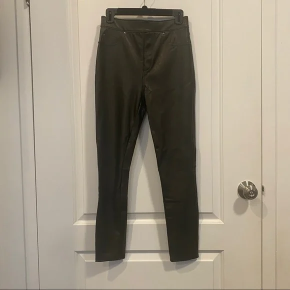 Spanx Leather-Like Ankle Skinny Pant - Picture 5 of 6